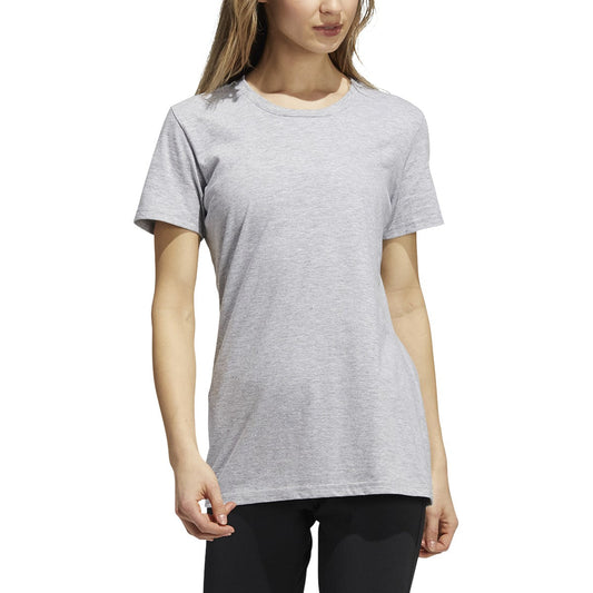 adidas Amplifier Women Blank T-Shirt - Grey product image 1, provided for visual reference and product detail review