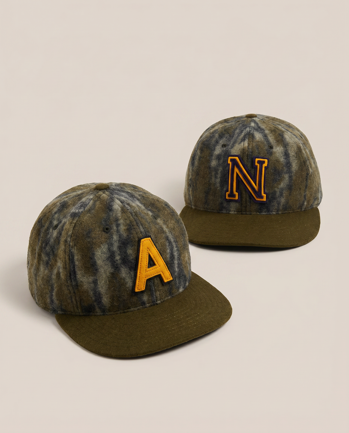 Mossy Oak x Ebbets Field 1957 Army Ballcap product image 2, provided for visual reference and product detail review