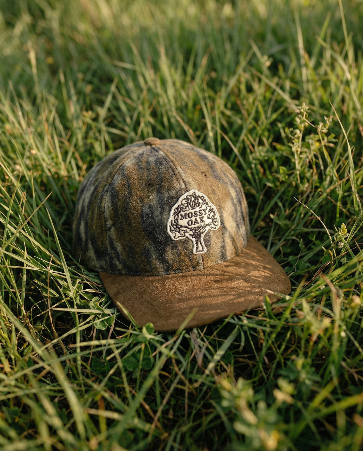 Mossy Oak x Ebbets Field Vintage Tree Logo Ballcap product image 2, provided for visual reference and product detail review