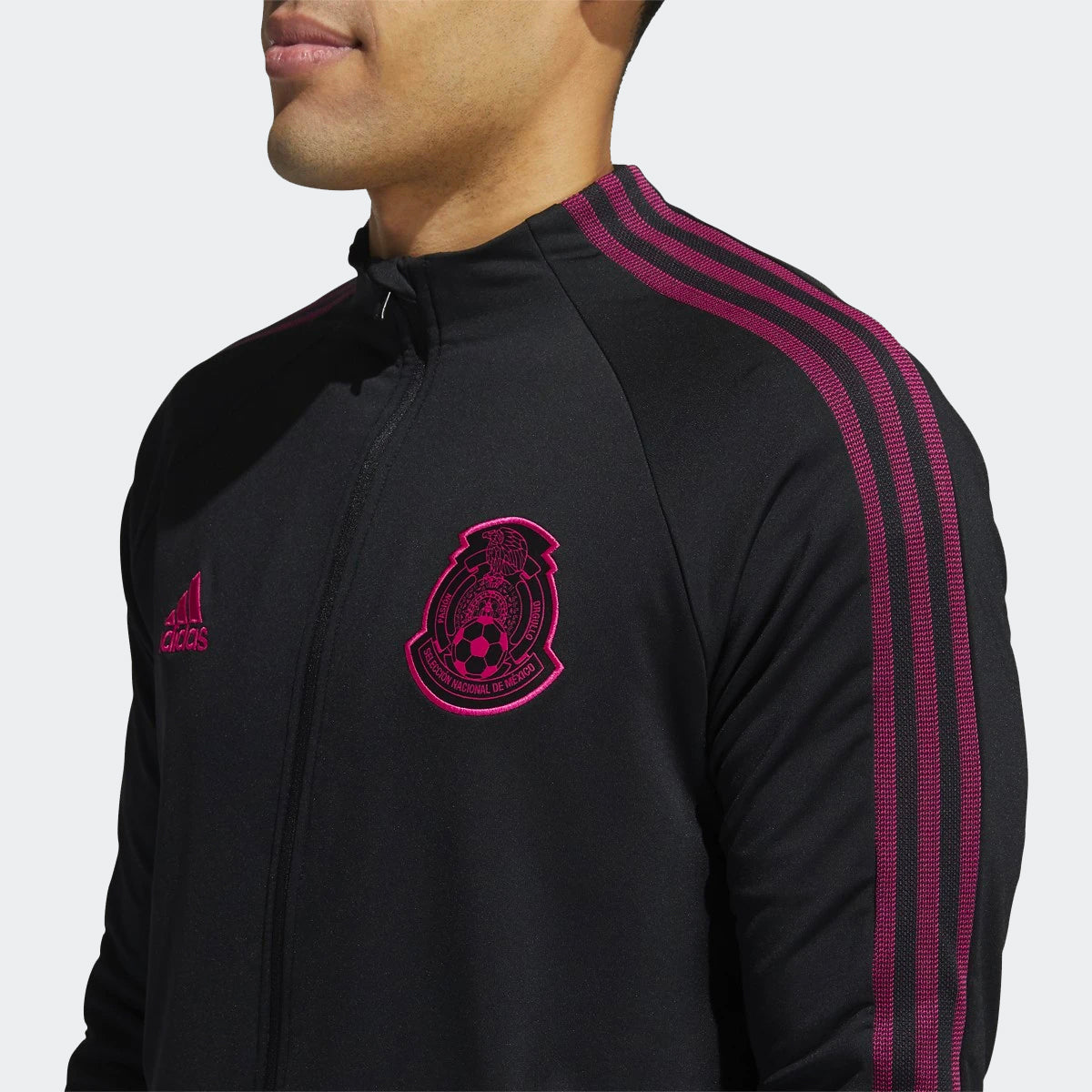 Mexico 20/21 Anthem Jacket Men - Black product image 4, provided for visual reference and product detail review