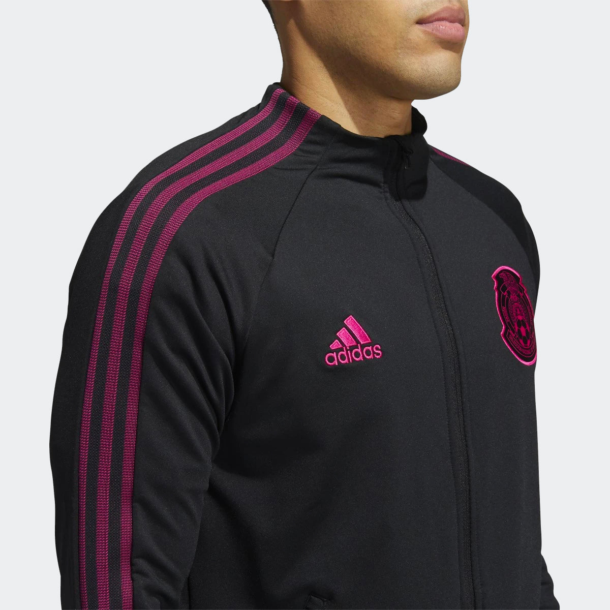 Mexico 20/21 Anthem Jacket Men - Black product image 5, provided for visual reference and product detail review