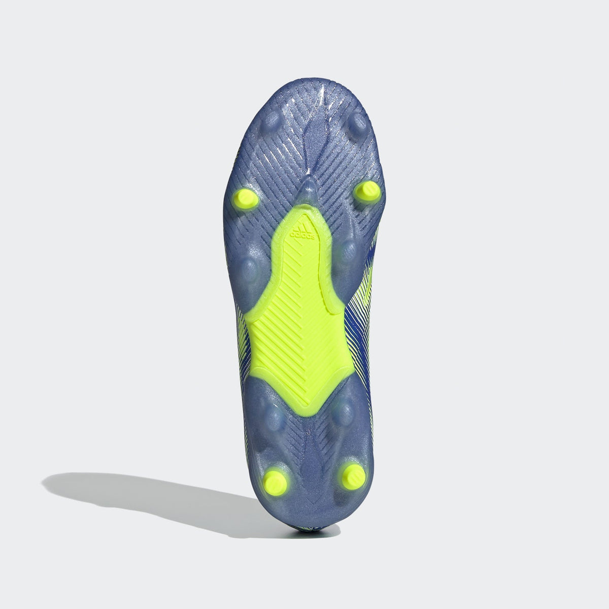 Nemeziz+ Firm Ground Cleats - Royal Blue/Cloud White/Solar Yellow product image 6, provided for visual reference and product