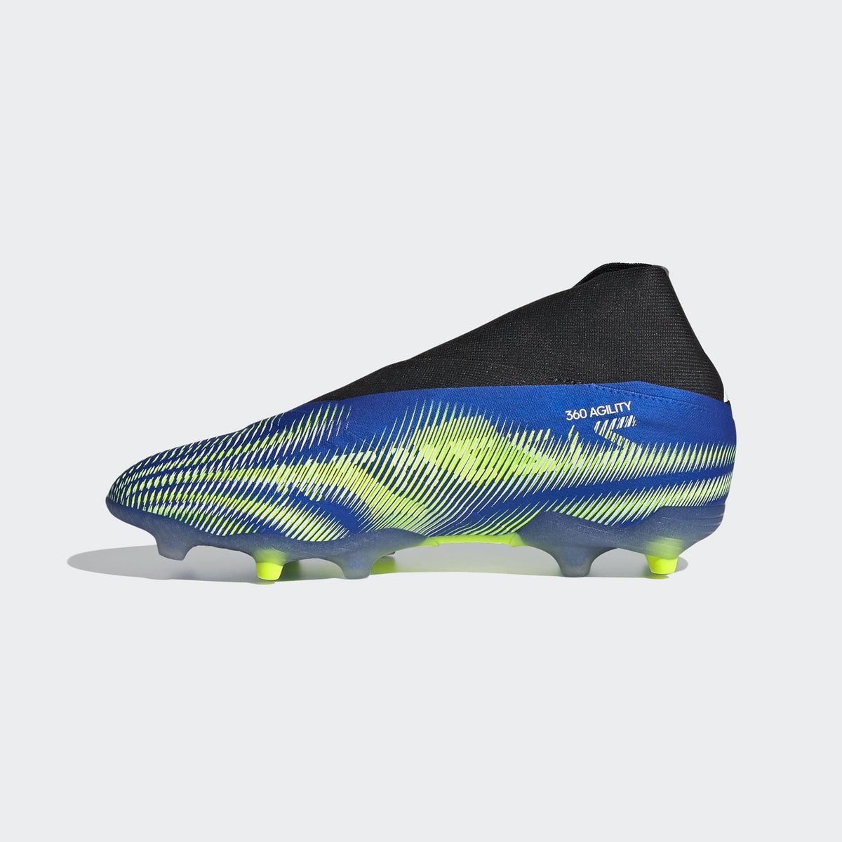 Nemeziz+ Firm Ground Cleats - Royal Blue/Cloud White/Solar Yellow product image 2, provided for visual reference and product