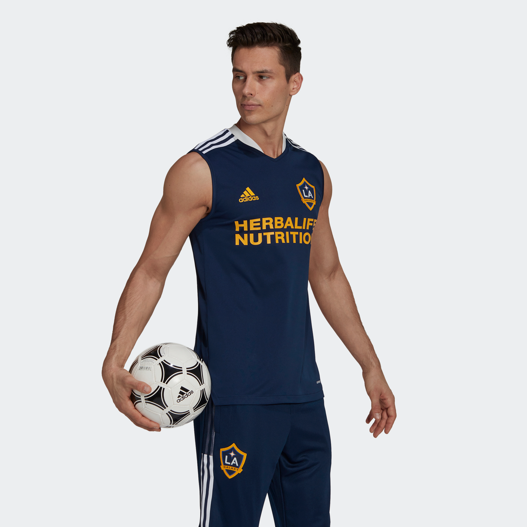 LA Galaxy Sleeveless Jersey Men 21/22 product image 4, provided for visual reference and product detail review