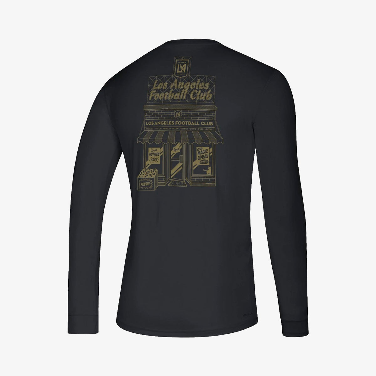 LAFC Long Sleeve Creator T-Shirt product image 2, provided for visual reference and product detail review