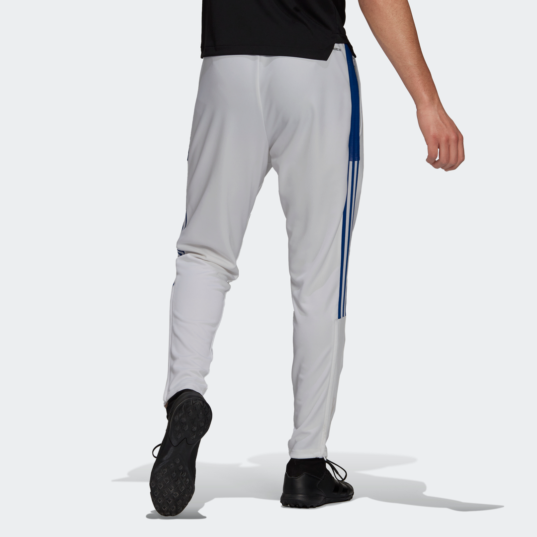 Tiro 21 Track Pant White Blue for Men product image 4, provided for visual reference and product detail review