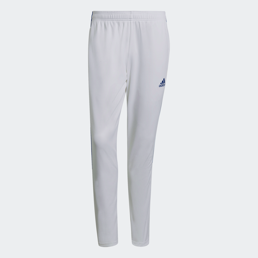 Tiro 21 Track Pant White Blue for Men product image 3, provided for visual reference and product detail review