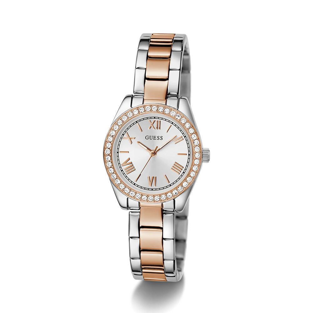 Guess Ladies 30mmTwo-Tone / White Sunray Analog