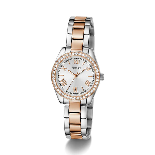 Guess Ladies 30mmTwo-Tone / White Sunray Analog