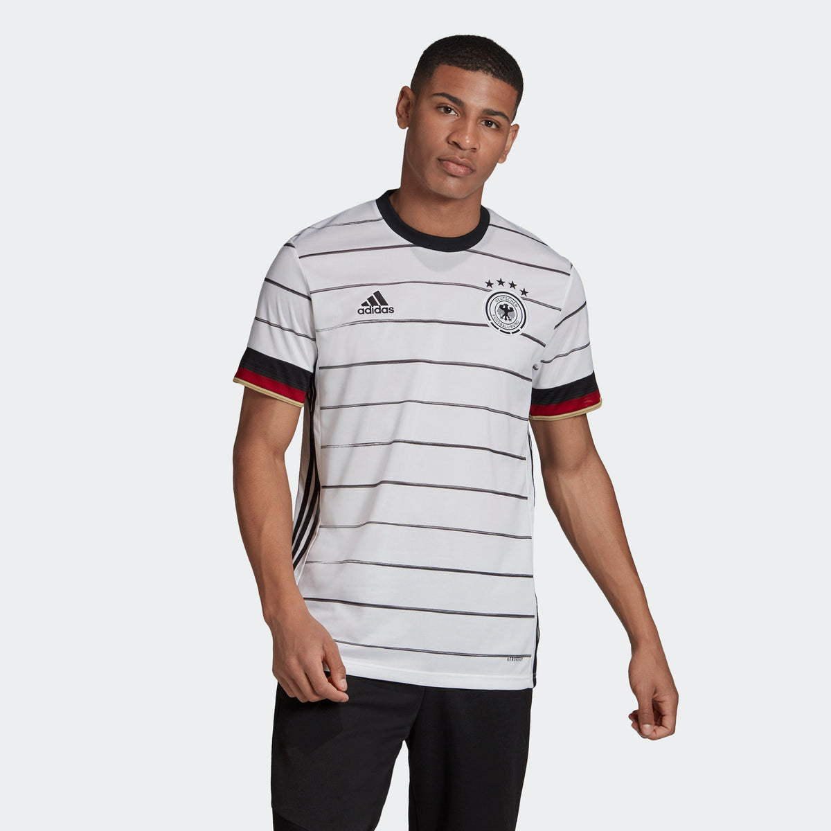 Germany Home Jersey - White/Black product image 1, provided for visual reference and product detail review