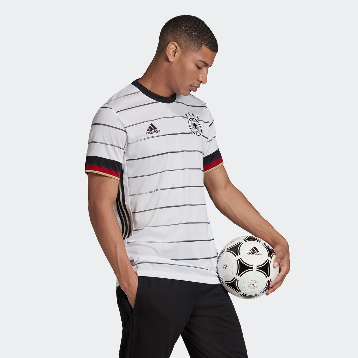 Germany Home Jersey - White/Black product image 5, provided for visual reference and product detail review