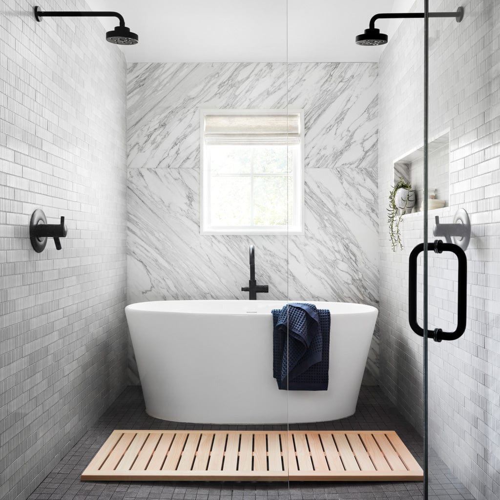 Hinoki Wood Bath Runner