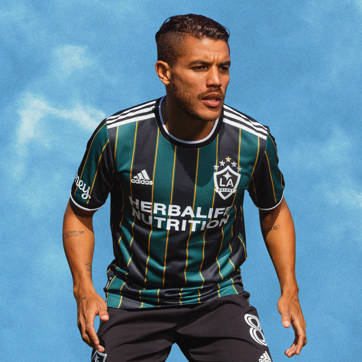 LA Galaxy Away Authentic Jersey 2021/22 product image 2, provided for visual reference and product detail review