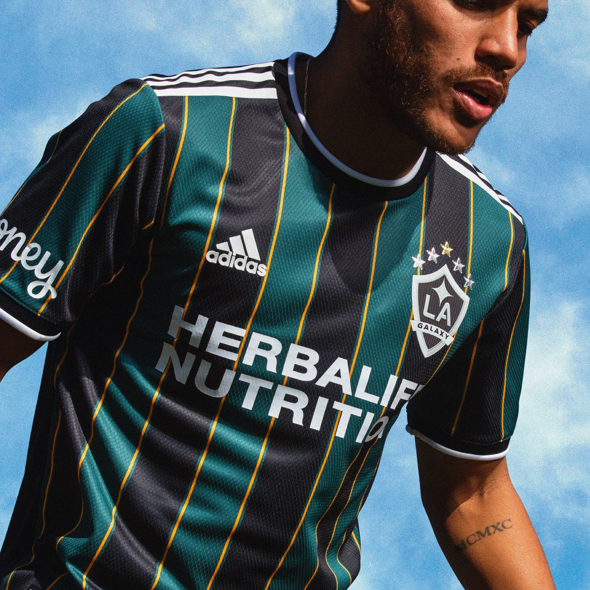 LA Galaxy Away Authentic Jersey 2021/22 product image 3, provided for visual reference and product detail review