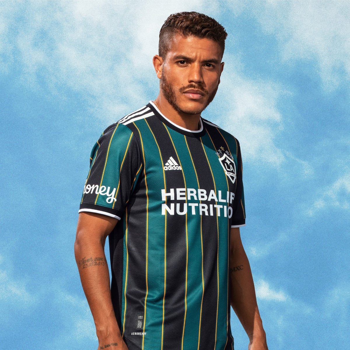 LA Galaxy Away Authentic Jersey 2021/22 product image 1, provided for visual reference and product detail review