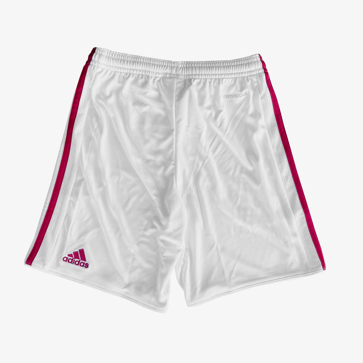 Tastigo 17 Soccer Shorts White/Red Youth and Men product image 2, provided for visual reference and product detail review