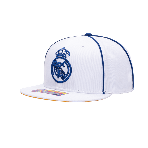 REAL MADRID CALI DAY Snapback WHITE product image 2, provided for visual reference and product detail review
