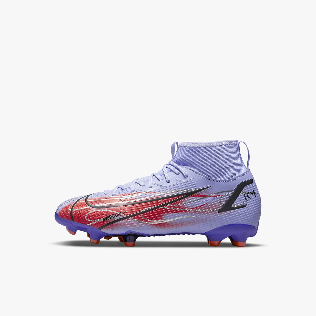 Nike Youth Mercurial Superfly 8 Academy KM MG product image 1, provided for visual reference and product detail review