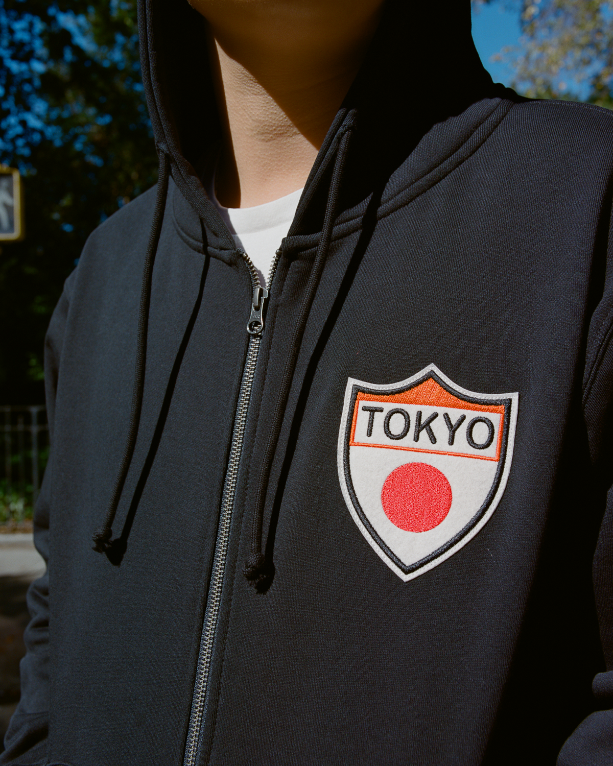 Tokyo Giants Heavyweight Cotton Terry Full-Zip Hoodie product image 8, provided for visual reference and product detail