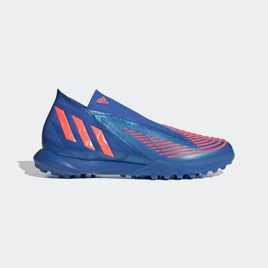 adidas Predator Edge.1 Turf Soccer Shoes Blue Adult product image 1, provided for visual reference and product detail review