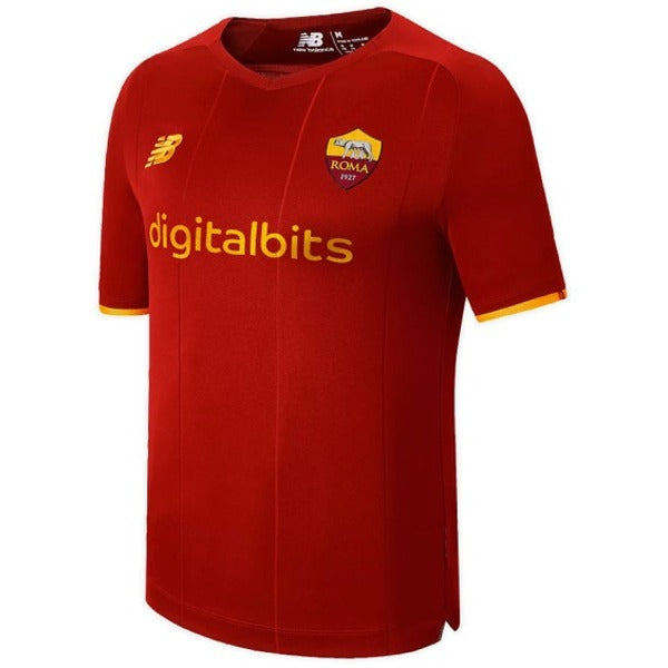 AS Roma Home Soccer Jersey 21/22 product image 1, provided for visual reference and product detail review