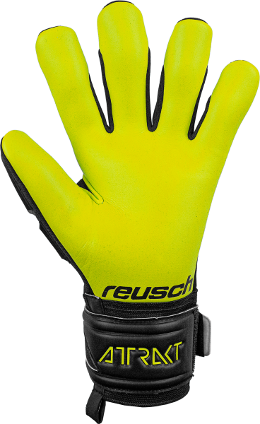 Attrakt Freegel Silver Finger Support Junior Goalkeeper Glove product image 2, provided for visual reference and product