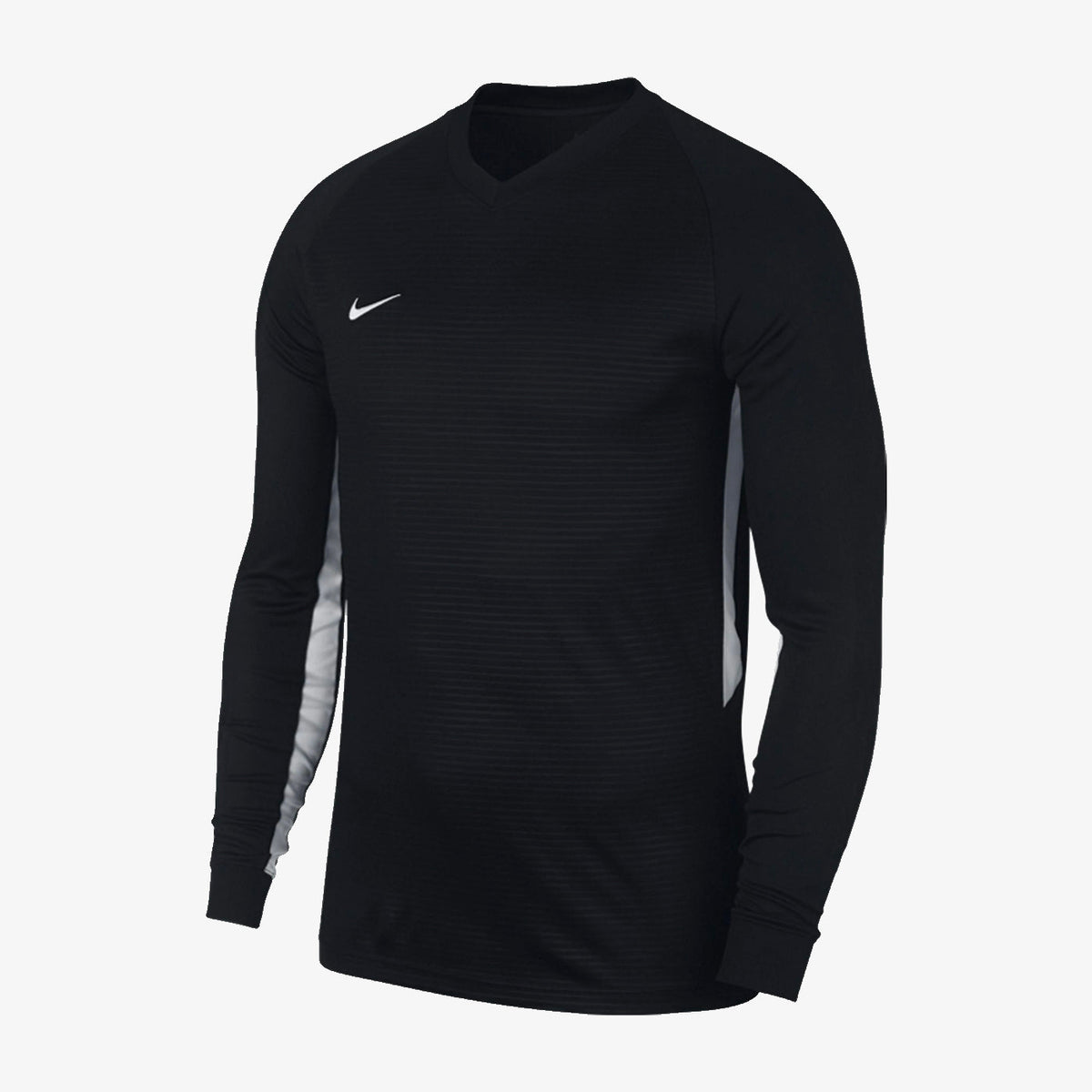 Tiempo Premier Long Sleeve Jersey Black - Youth product image 1, provided for visual reference and product detail review