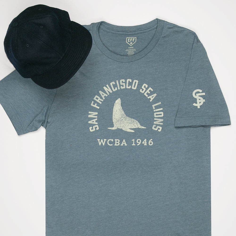 San Francisco Sea Lions 1946 T-Shirt product image 3, provided for visual reference and product detail review