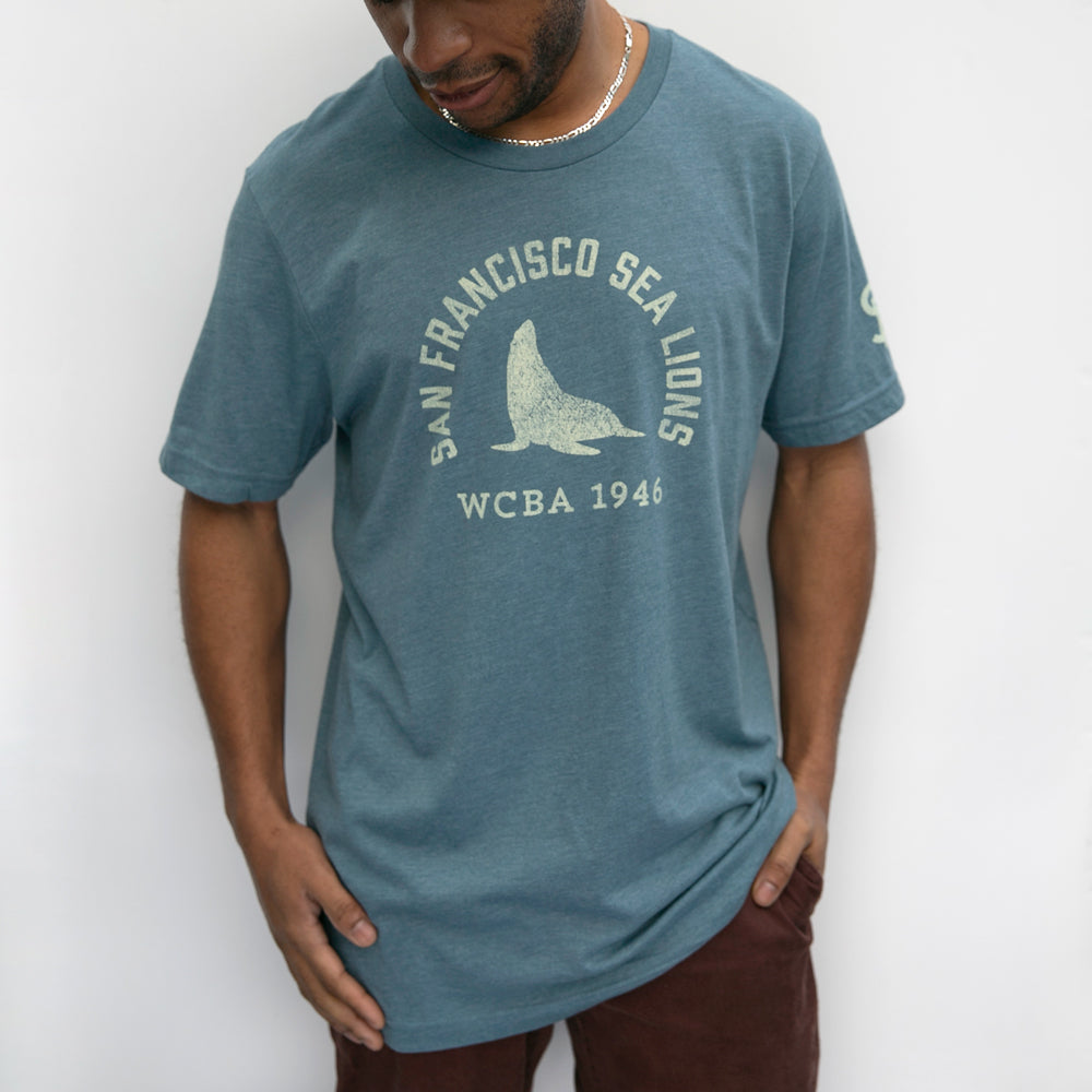San Francisco Sea Lions 1946 T-Shirt product image 2, provided for visual reference and product detail review