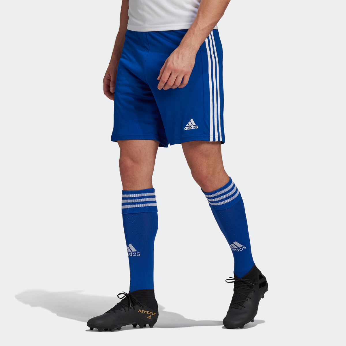 adidas Squadra 21 Shorts - Royal Blue/White product image 2, provided for visual reference and product detail review
