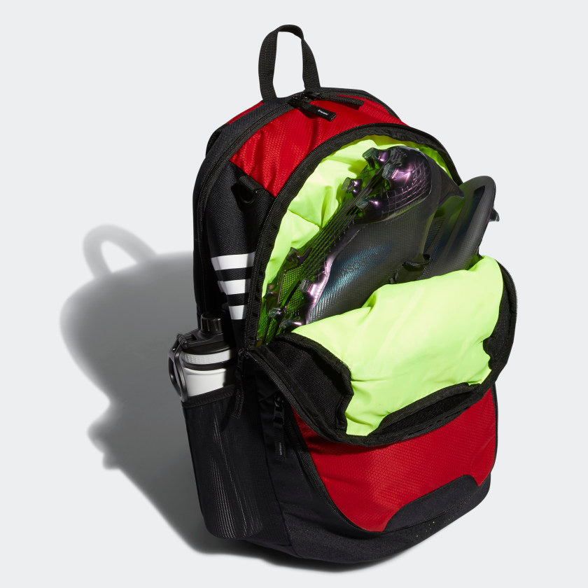 Adidas Stadium 3 Soccer Backpack Red product image 4, provided for visual reference and product detail review