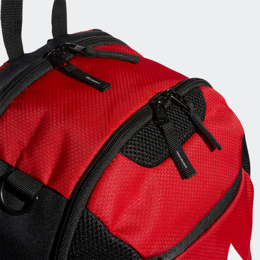 Adidas Stadium 3 Soccer Backpack Red product image 5, provided for visual reference and product detail review