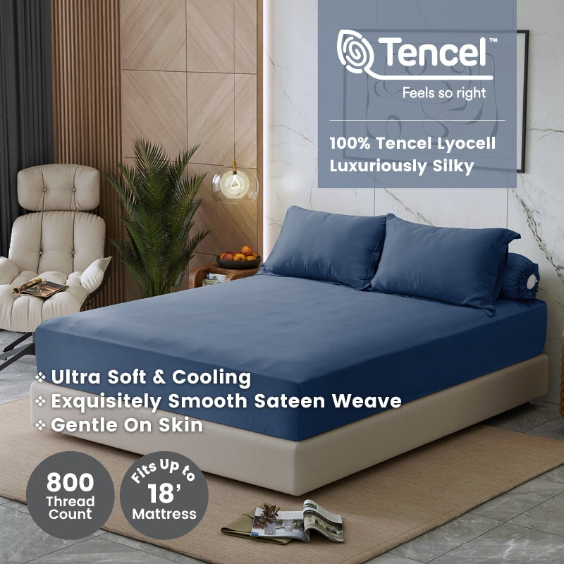 Tensilk Tencel™ Fitted Bedsheet Set