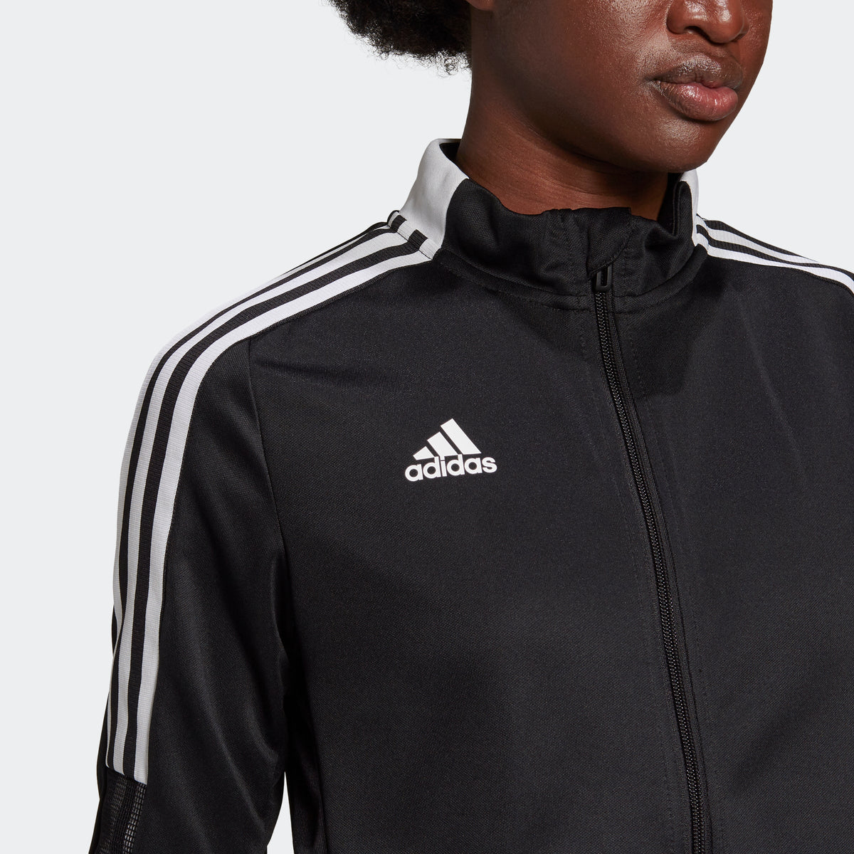 adidas Tiro 21 Women Track Jacket - Black product image 5, provided for visual reference and product detail review