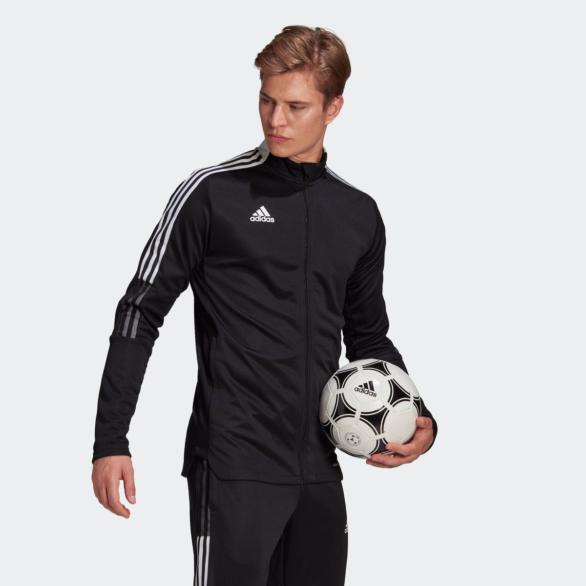 adidas Tiro 21 Men Track Jacket - Black product image 3, provided for visual reference and product detail review