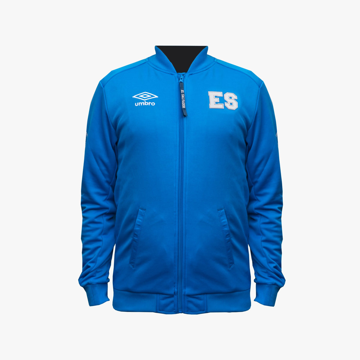 Umbro Men El Salvador Anthem Jacket 2022 product image 1, provided for visual reference and product detail review