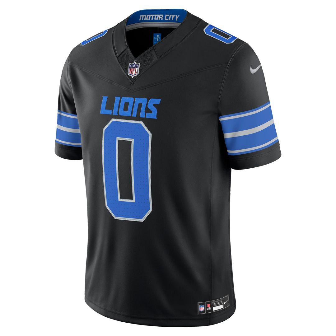 Detroit Lions Jahmyr Gibbs Nike Black Alternate Vapor FUSE product image 2