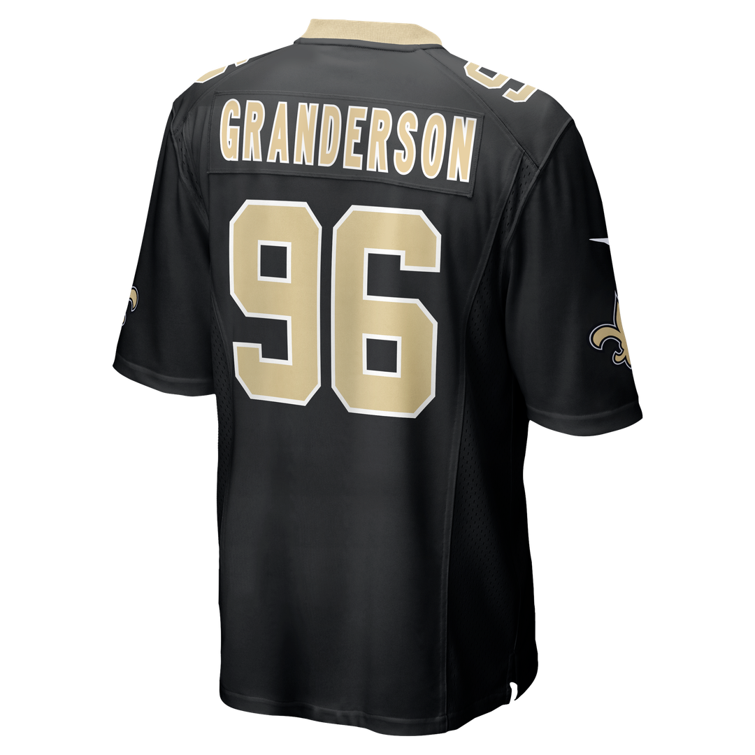 New Orleans Saints Carl Granderson Nike Black Game Jersey product image 3