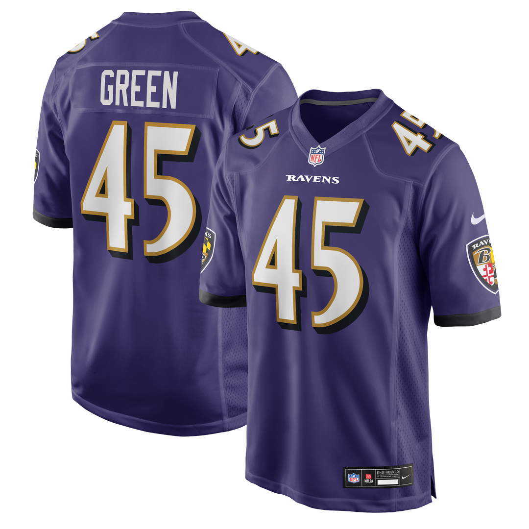 Baltimore Ravens Mike Green Nike Purple Game Jersey product image 1