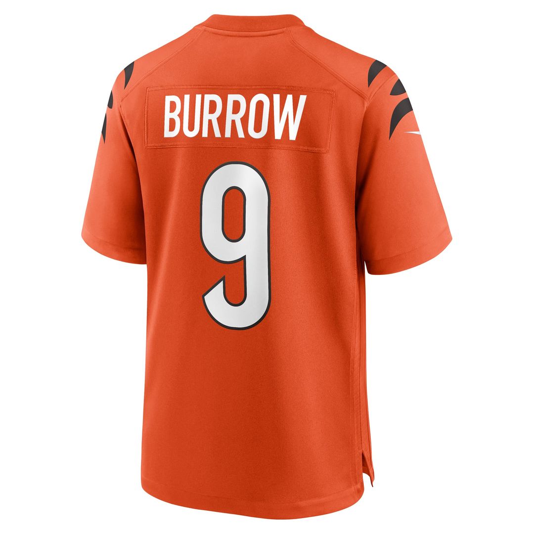 Cincinnati Bengals Joe Burrow Nike Black Game Jersey product image 31