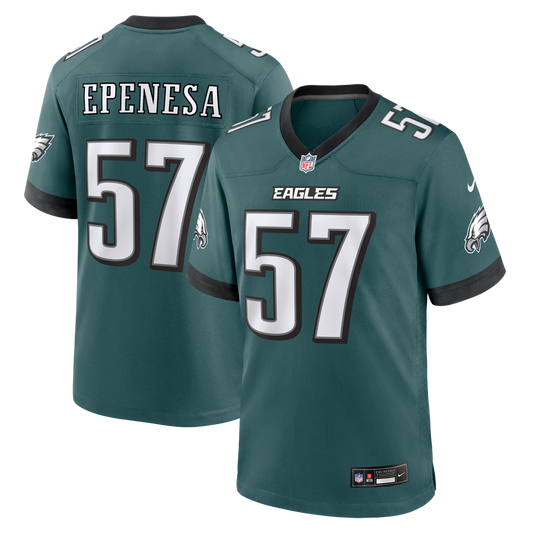 Philadelphia Eagles A.J. Epenesa Nike Midnight Green Game product image 1