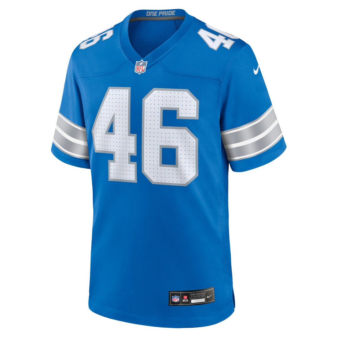 Detroit Lions Jack Campbell Nike Blue Game Jersey product image 10