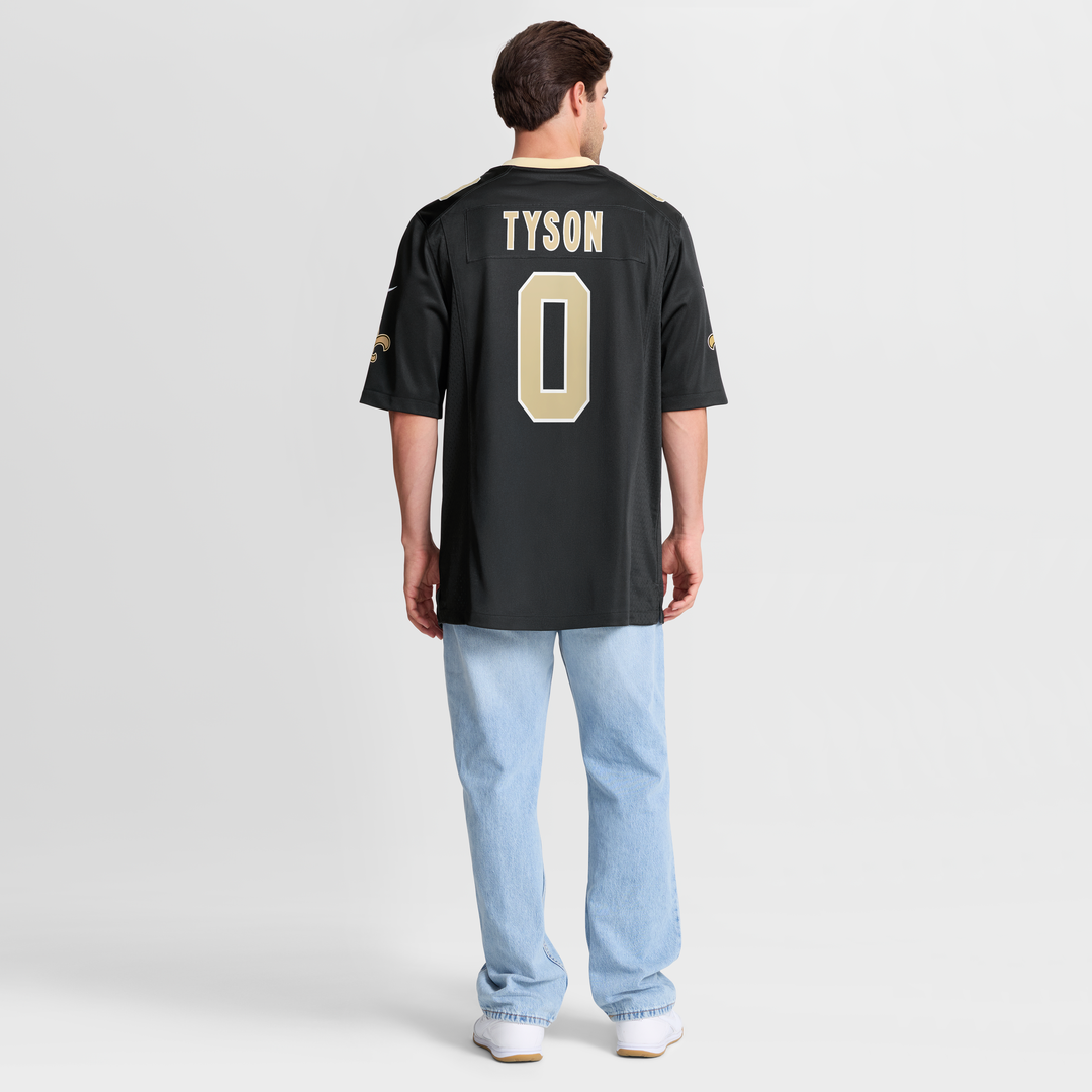 New Orleans Saints Jordyn Tyson Nike Black Game Jersey product image 9