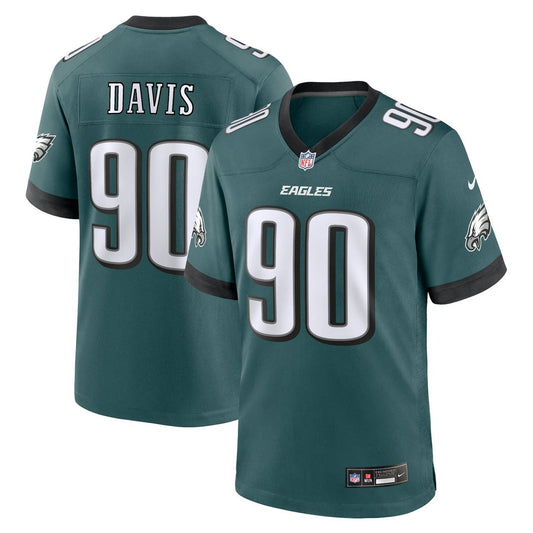 Philadelphia Eagles Jordan Davis Nike Midnight Green Game product image 1