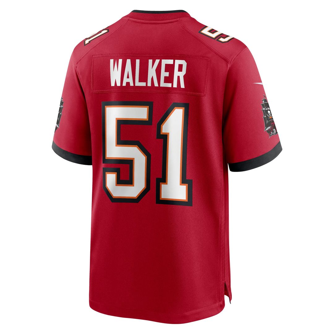 Tampa Bay Buccaneers David Walker Nike Red Game Jersey product image 3