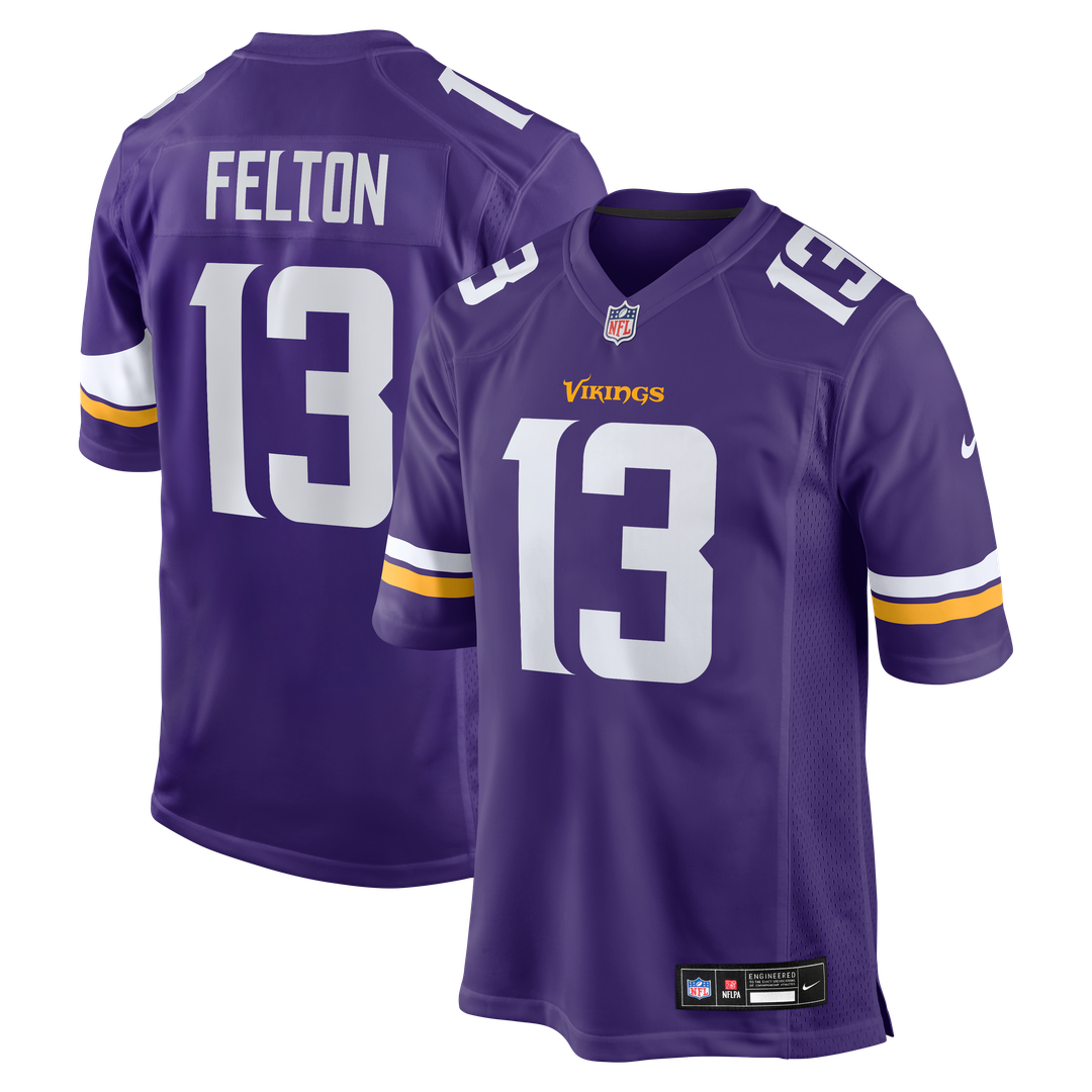 Minnesota Vikings Tai Felton Nike Purple Game Jersey product image 1