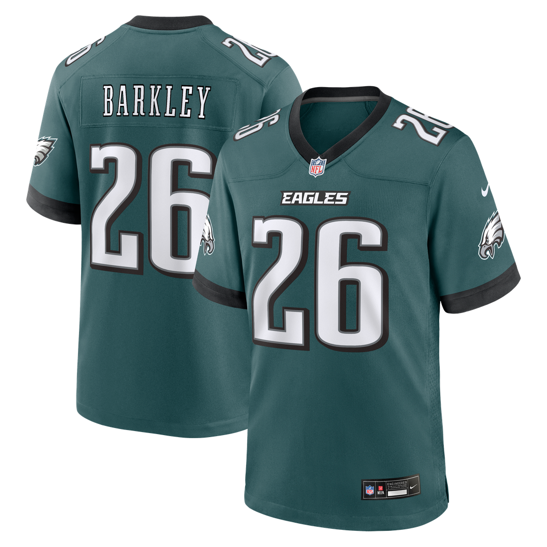 Philadelphia Eagles Saquon Barkley Nike White Game Jersey product image 27
