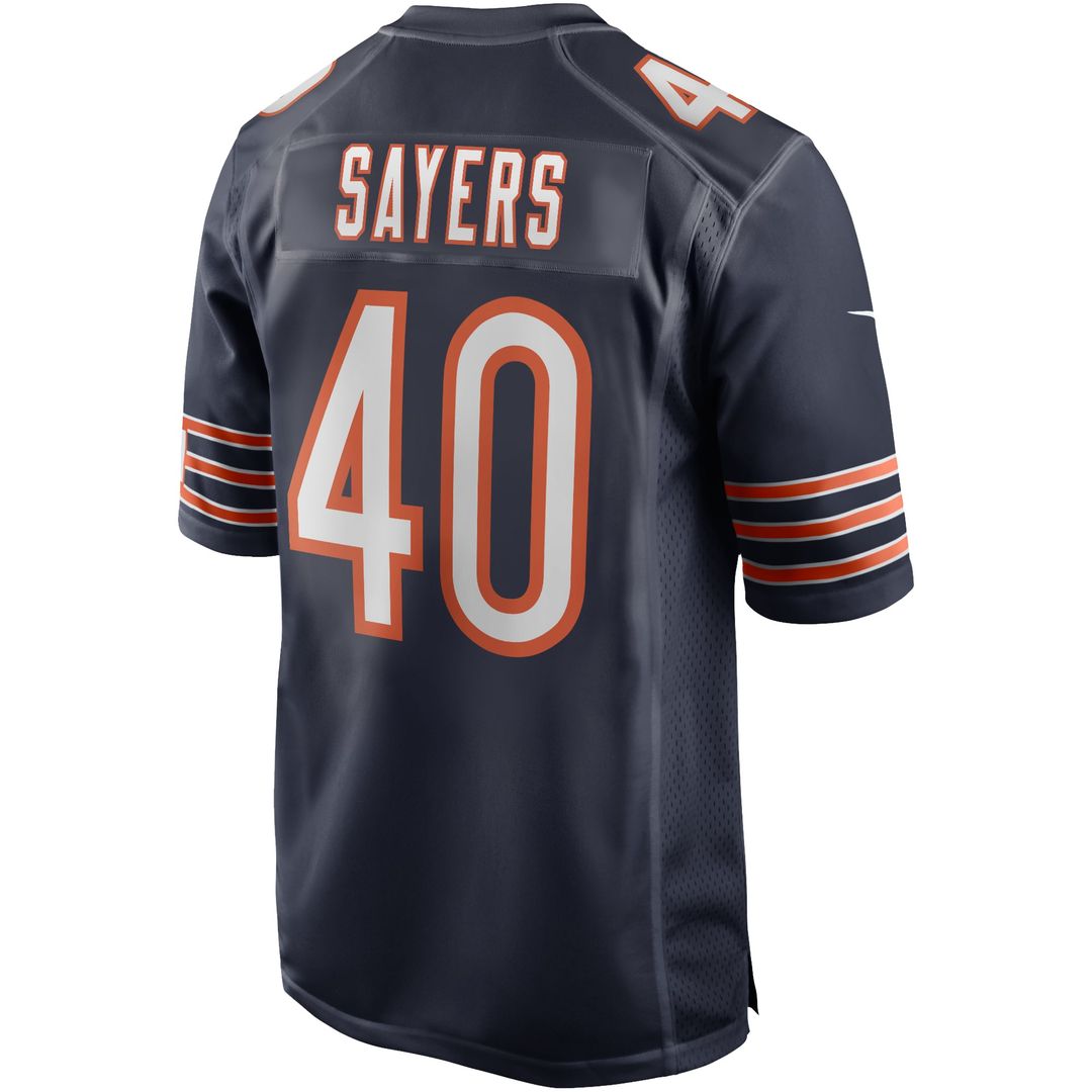 Chicago Bears Gale Sayers Nike Navy Retired Player Game product image 3