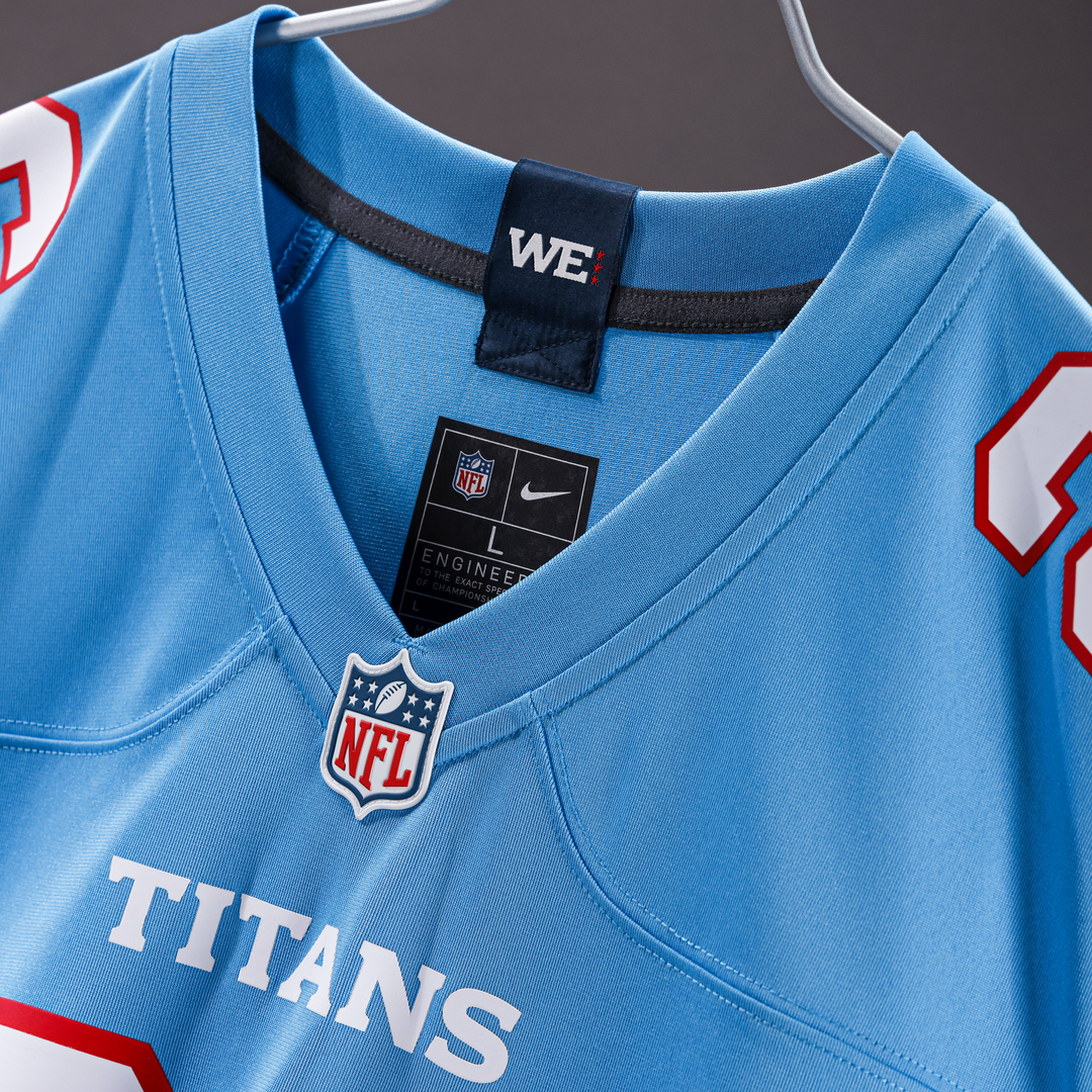 Tennessee Titans Chimere Dike Nike Light Blue Game Jersey product image 4