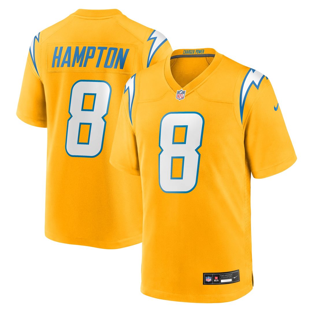 Los Angeles Chargers Omarion Hampton Nike Gold Alternate product image 1